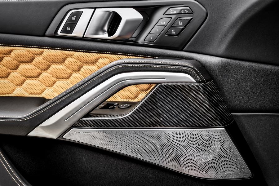 Детали интерьера BMW X6 M Competition (F86) 2019 года  (WW) (фото 57 из 78)